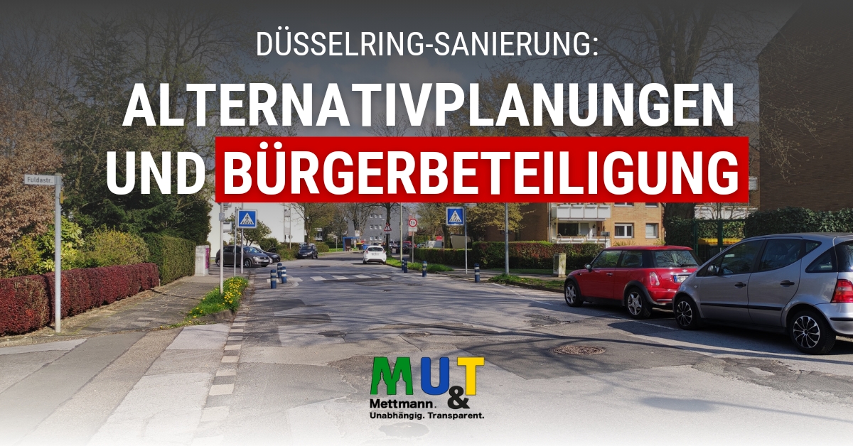 Düsselring-Sanierung: Alternativplanungen und Bürgerbeteiligung