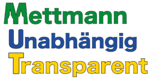 Mettmann. Unabhängig. Transparent - Wählerinitiative_M.U.T. Logo Text